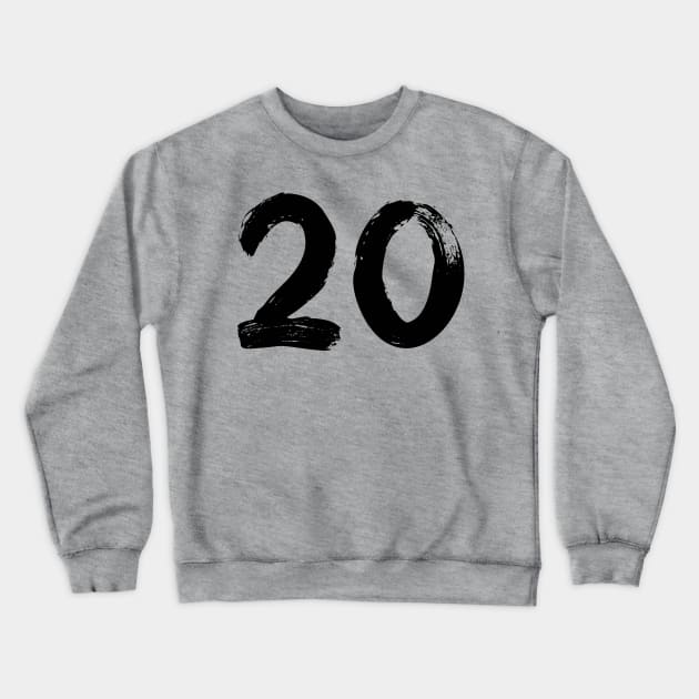 Number 20 Crewneck Sweatshirt by Erena Samohai